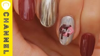 ミラーリップネイル　ロックカワイイ♡｜C CHANNELネイル
