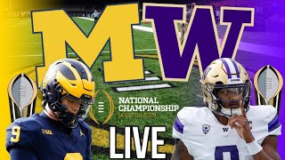 Michigan vs Washington Live | Play by Play (2024 National Championship)