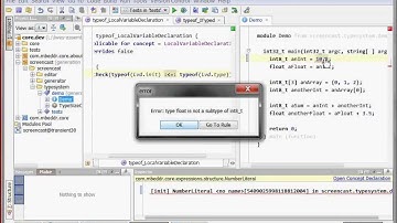 Aspects of language definition - Typesystem