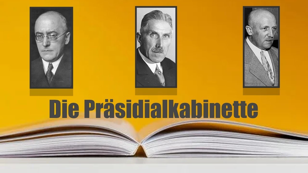 Die Präsidialkabinette der Weimarer Republik in 3 Minuten - YouTube
