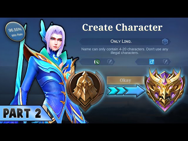 I ONLY used LING from WARRIOR to MYTHIC (solo ranked) | PART 2 class=