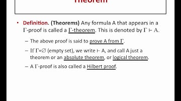 1.4 Definition of Theorem