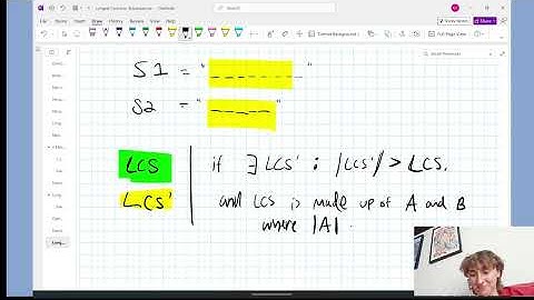 Live Solve: Longest Common Subsequence (LeetCode 1143)