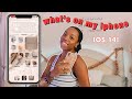 what&#39;s on my iphone XS max *ios 14 edition* + apps you need!♡