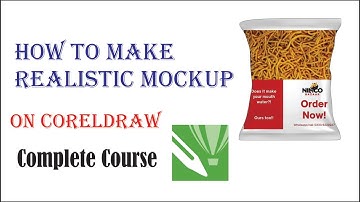 How to Make Realistic Mockup in Coreldraw | Professional Mockup Design | Corel draw tutorial