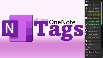 How to use OneNote tags Best Practices