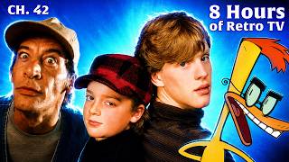 8 Hours of Retro TV, Horror, Sci-Fi, Cartoons & Comedy Cursed VHS CH. 42 Broadcast to Fall Asleep To