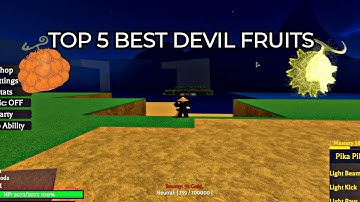 (CODES) TOP 5 BEST DEVIL FRUITS IN PROJECT XL