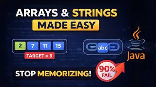 Master Arrays & Strings in 25 Minutes (Java DSA Crash Course for Interviews)