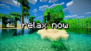 you need to unwind..(minecraft music & beach sounds)
