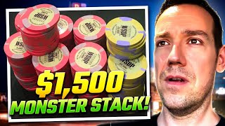 World Series of Poker $1,500 MONSTER STACK | WSOP Poker Vlog #12