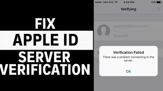 FixVerification Failed Apple ID Server Problem 2023 - Full Guide