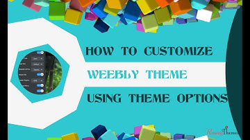 How To Customize A Weebly Theme Using Theme Options - Roomy Themes