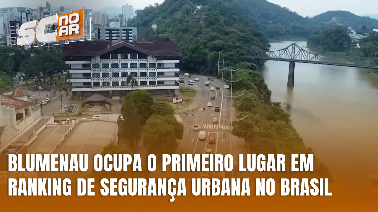 Blumenau é apontada como a cidade mais segura do Brasil em sua faixa populacional