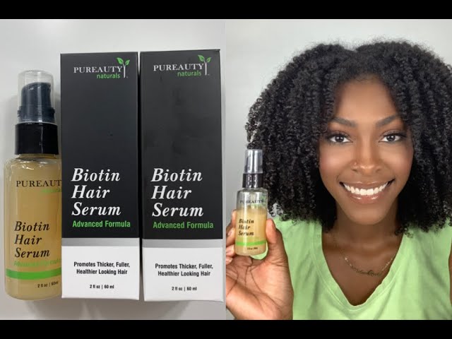 Biotin Hair Serum | PUREAUTY NATURALS 🌱 - YouTube
