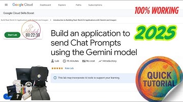Build an application to send Chat Prompts using the Gemini model | bb-ide-genai-003 | #qwiklabs