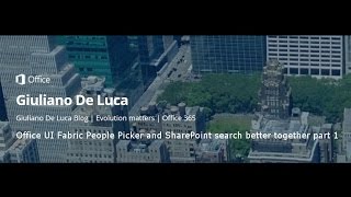SharePoint Add-Ins - Office UI Fabric People Picker and SharePoint search better together