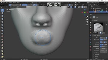 Blender 2.83  sculpting head  part 1