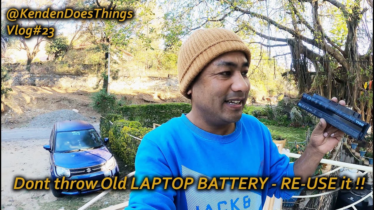 Don't throw away OLD LAPTOP Battery ! Re Use it ! YouTube