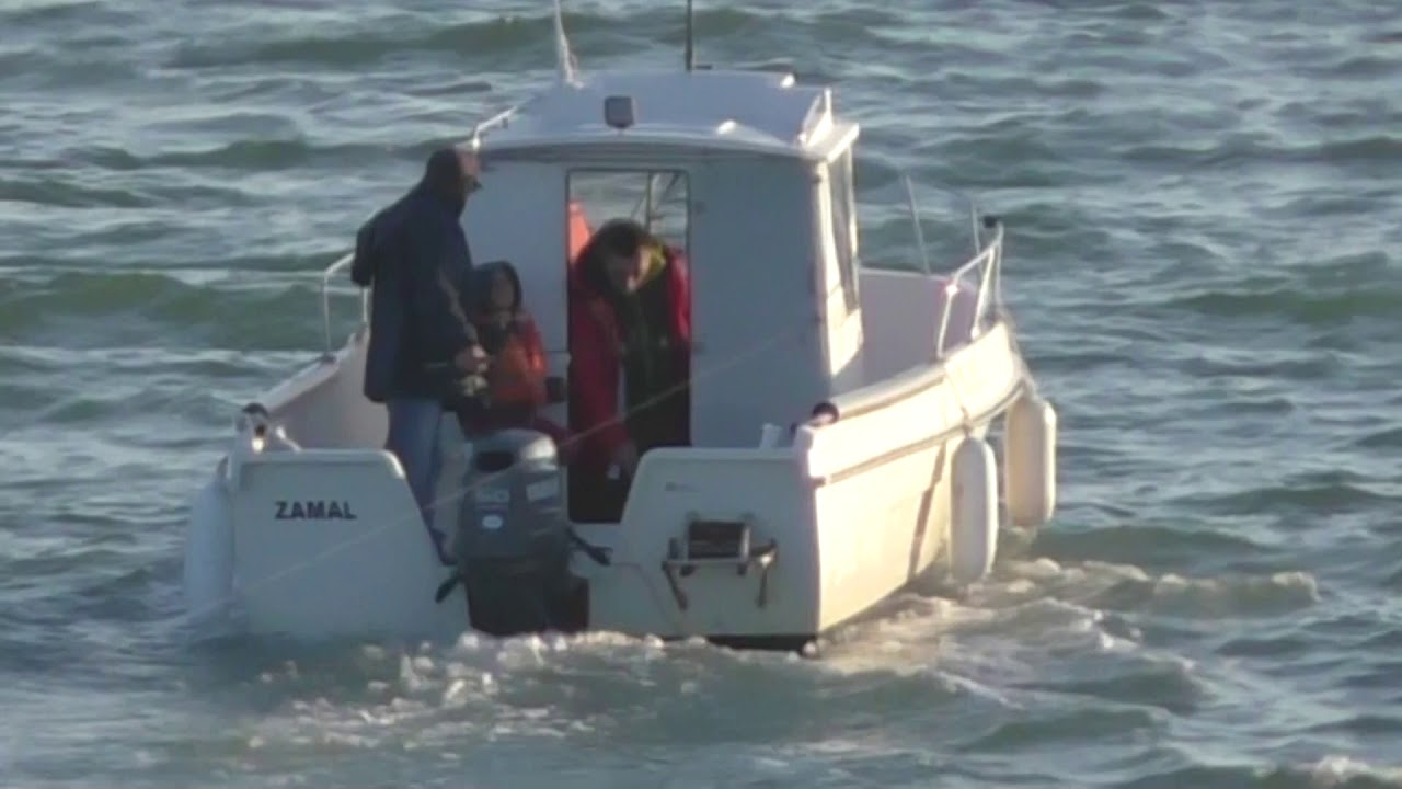 Motor Boat Zamal  Caen (Ouistreham) Ferry Port, Calvados, Normandy, France
