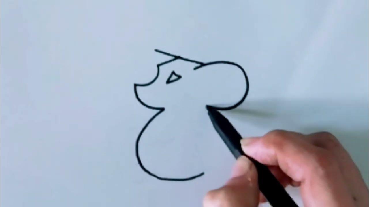 How to draw mouse by number 3 stepEasy Drawing Ideaseasy drawing