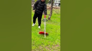 smart skills to cut grass using a machine #short #shortvideo #agriculture