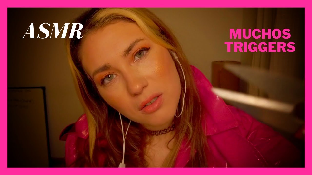 ASMR Charla con muchos triggers para terminar el año!