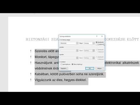 Videó: Hogyan Formázzuk A Szöveget Word-ben