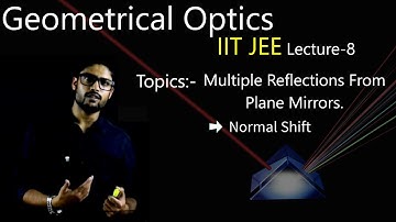 8) Geometrical Optics | Normal Shift | IIT JEE / NEET | Physics | Prateek Jain Sir | KOTA