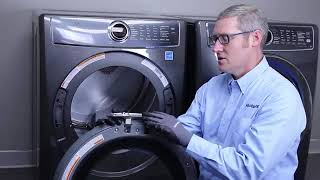 Reversing on an Electrolux (LuxCare) Dryer Door