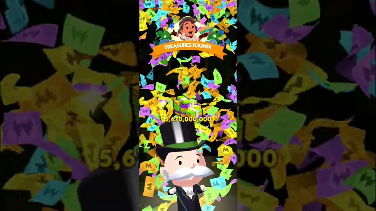 monopoly go dig event cash treasure 🤑 💰 part - 1 