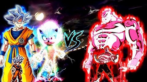 Son Goku DBS V7 OP (all form) & Sonic Chaos V4 JVL OP (all form) VS Jiren V2 OP (Zeed) in Mugen