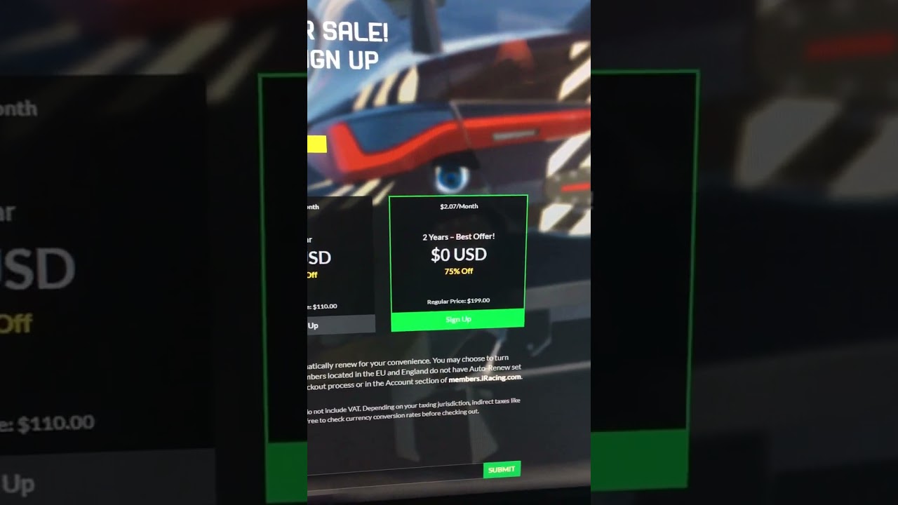 iRacing membership for FREE!!!