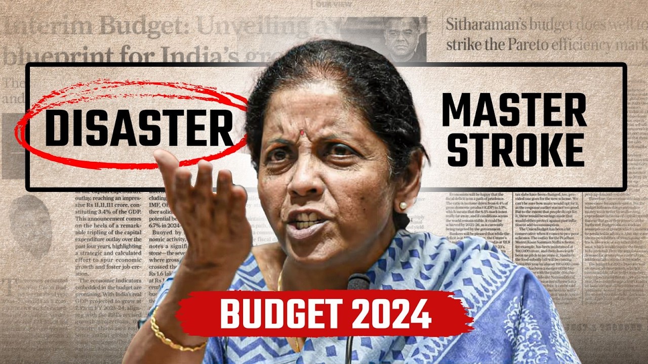 Budget 2024 : Biggest Mistake or a Masterstroke by the Modi govt? | Complete analysis