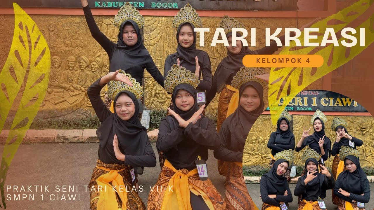 VII-K || Dokumentasi Praktik Seni Tari Siswa Kelas - KELOMPOK 4