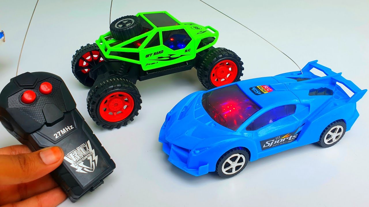 Radiocontrolled model car remote control car unboxing YouTube
