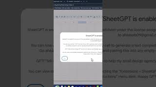 ربط ChatGPT بجوجل شيت #excel
