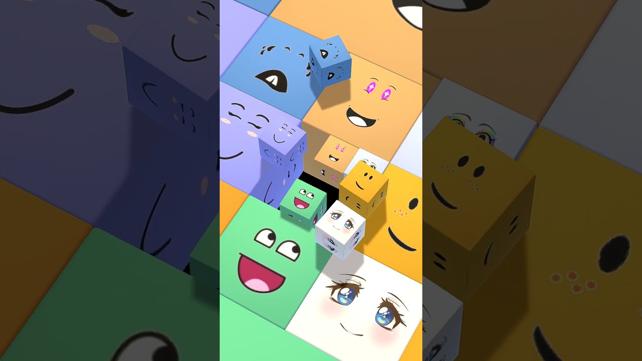 Roblox Face Rolling cube animation