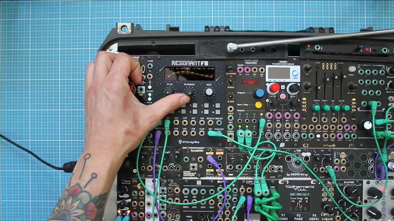 Erica synth Resonant fb quick demo/review - YouTube