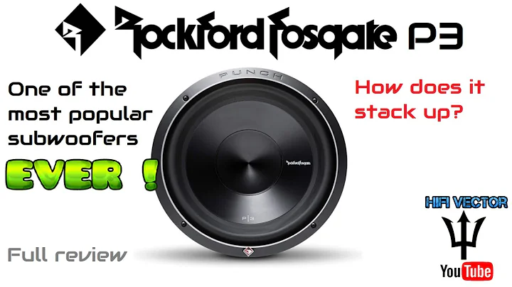Why so popular? Rockford Fosgate P3 12" subwoofer review and test