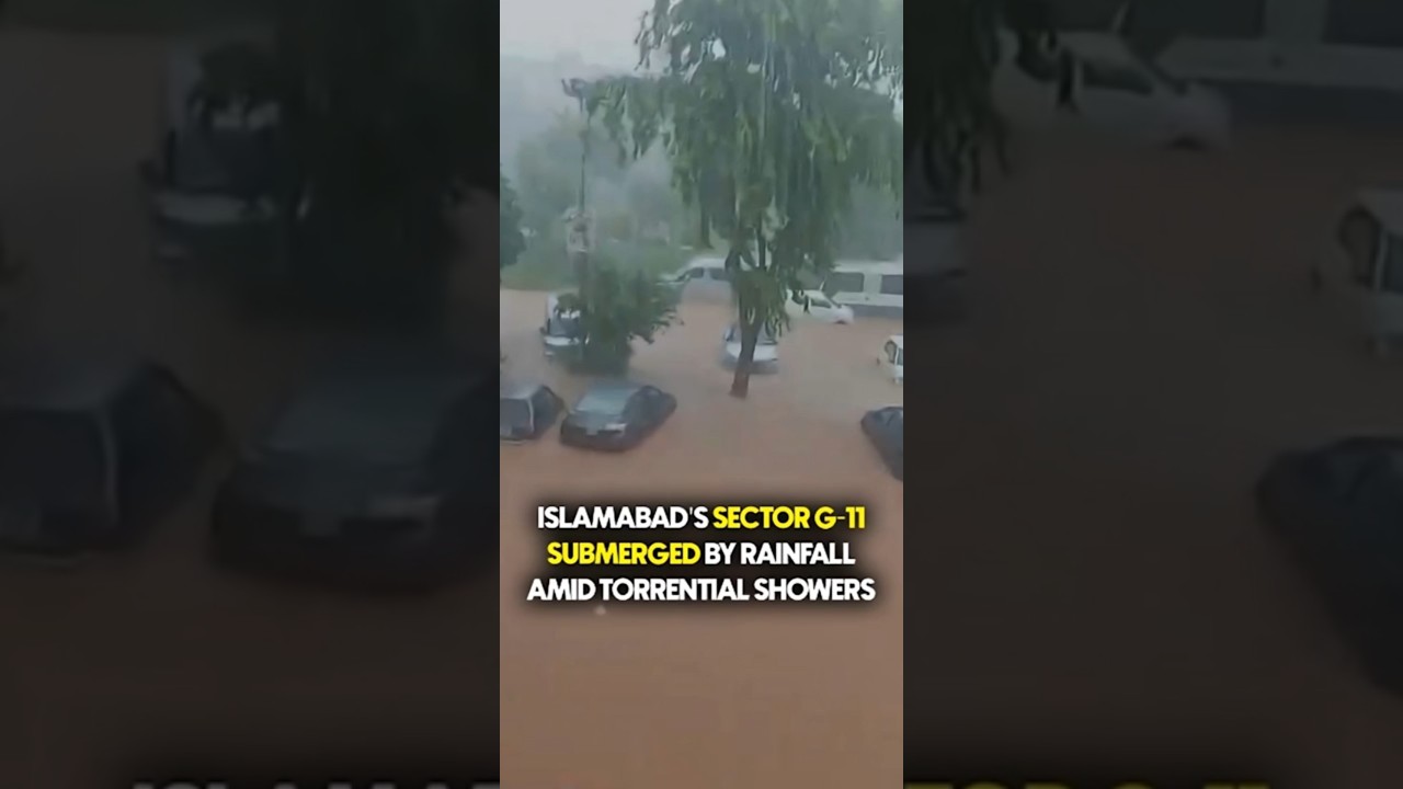 Islamabad's Sector G-11 Submerged By Rainfall Amid Torrential Showers | Geo News English