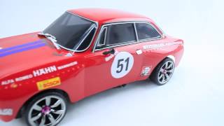 Killerbody Alfa Romeo 2000 GTAm Finished Body Decorative Sticker Decaled Light Buckets Assembled