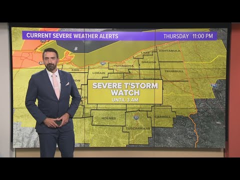 Severe Thunderstorm Watch issued for all of Northeast Ohio