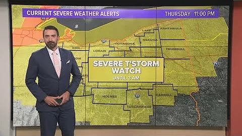 Severe Thunderstorm Watch issued for all of Northeast Ohio
