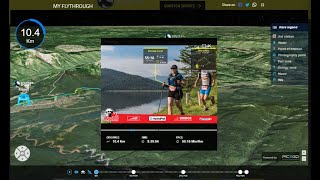Pic2Go's FlyThrough 3D Race Map - 2022 Canadian Death Race