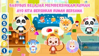 BABYBUS BELAJAR MEMBERSIHKAN RUMAH│BABYBUS  INDONESIA│GAME EDUKASI│KARTUN ANAK INDONESIA