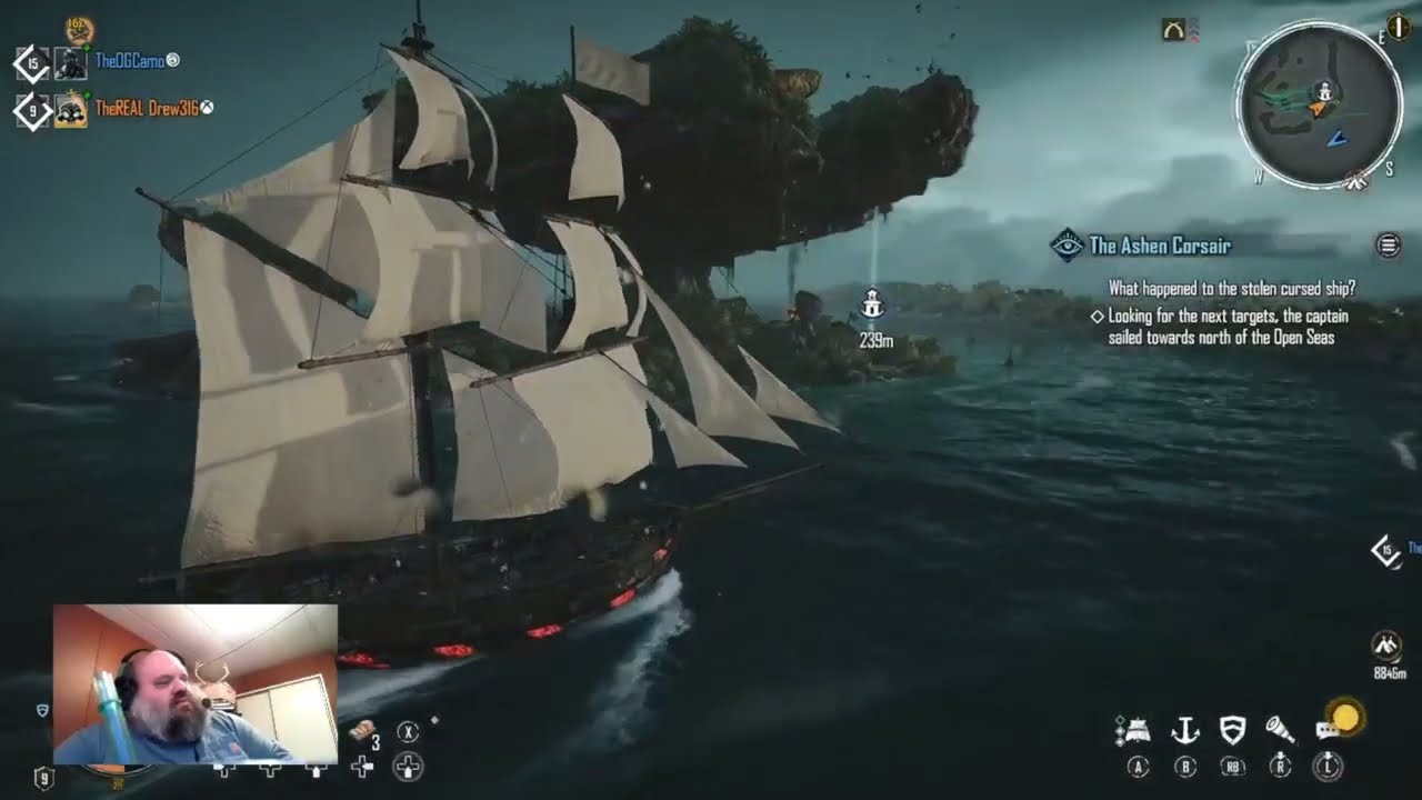 Skull and Bones Twitch Stream Highlight 11/8/25: The Ashen Corsair