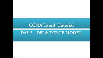 CCNA Tamil Tutorial - Day 2 - OSI Model