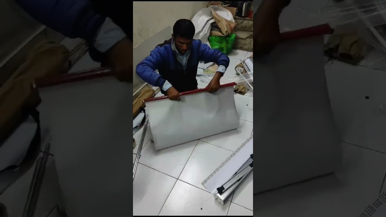 Standee installation || How to Install Rollup Flex Banner Standee 