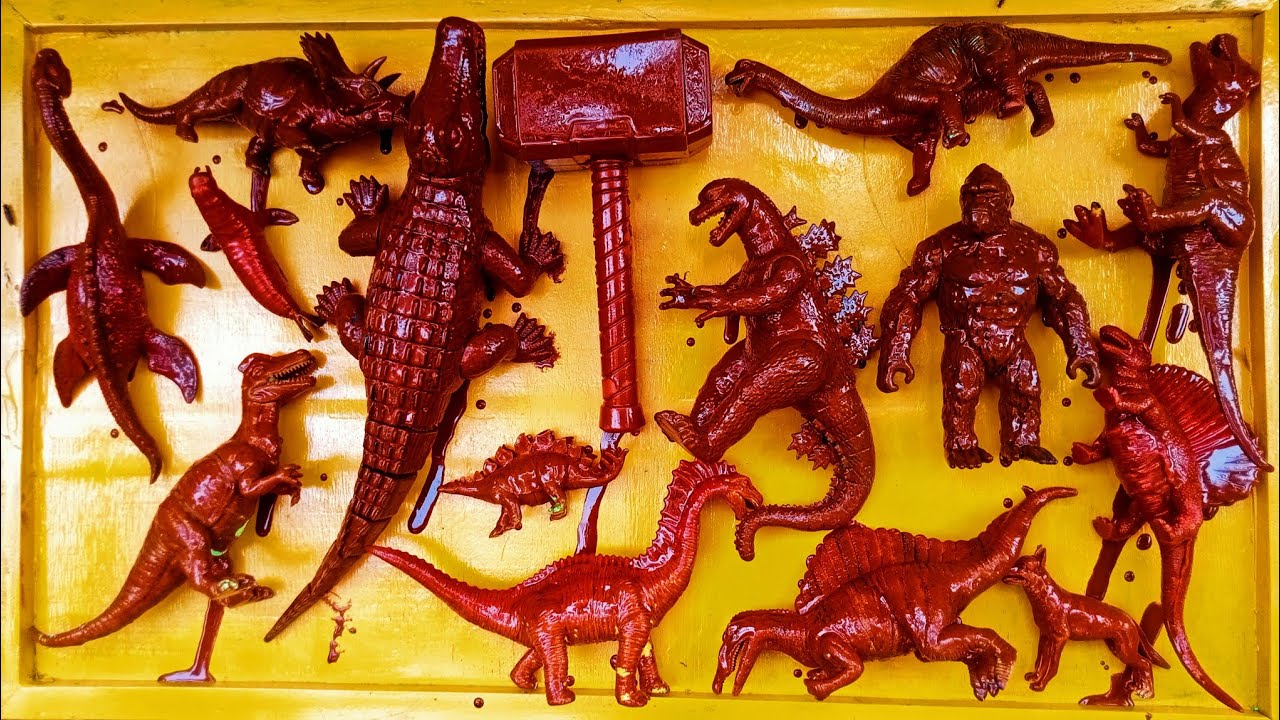 Hunting Found Jurassic World Ev 2, Trex, King Kong, king ghidorah